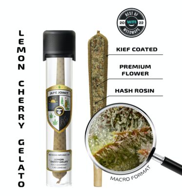 Lemon Cherry Gelato Preroll by Ape – 1.3g | 40.11% THC Hybrid