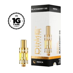 Blackberry OG Vape by Dime – 1g Indica THC Tank | 79.8% Potency