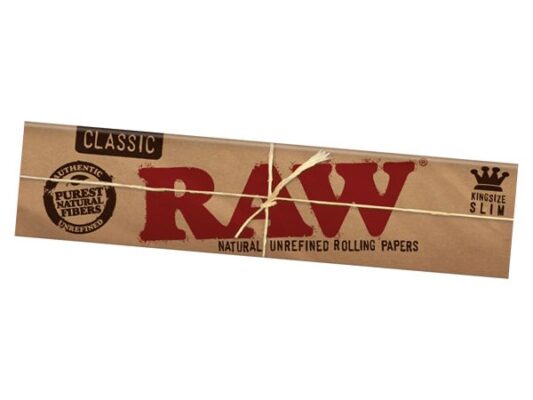 RAW Rolling Papers – Natural, Unbleached, Ultra-Thin for Smooth Smoking