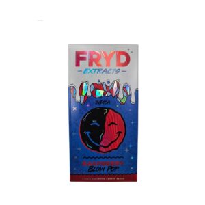 1 Gram Sugar Sauce THC Cartridge – Raspberry Blow Pop (Indica) by Fryd Extracts | 95% THC