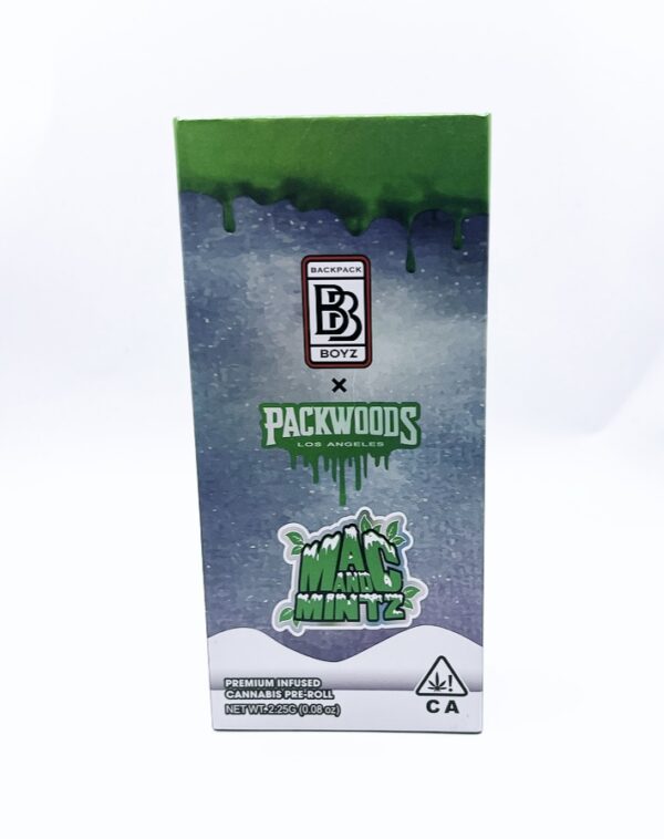 2g Infused Kief Preroll- Mac and Mints by Packwoods (Hybrid)