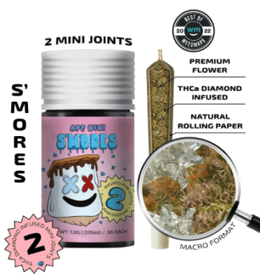S’Mores Mini Joints by APE – 1g Indica/Hybrid 2-Pack | 40.28% THC