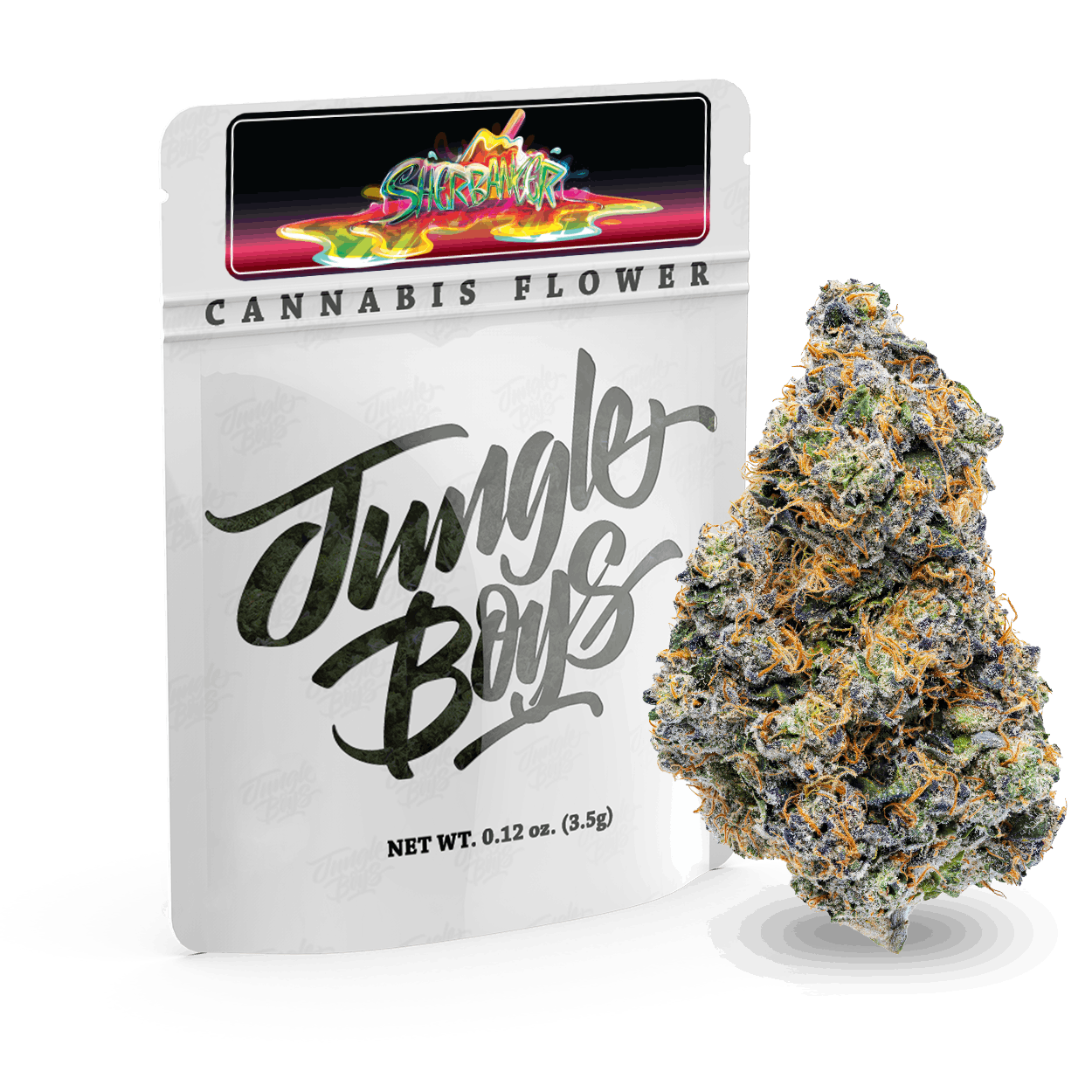 1724874807-1712265566-jungle-boys-sherbanger-8th-flower Buy Sherbanger Hybrid Online – Jungle Boys 3.5g Sherbanger