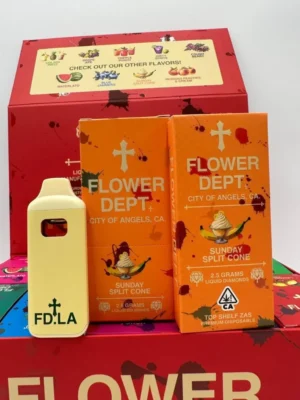 Flower Dept Disposable – Sunday Split Cone Flavor (Hybrid)