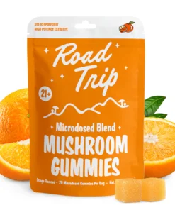 Road Trip – MICRODOSED Gummies + Functional Mushrooms – Orange