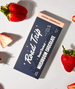 Desert Stardust Magic Mushroom Chocolate Bar – Strawberry Crunch
